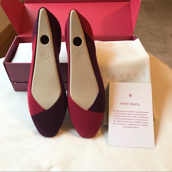 Rothy's Shoes - NEW Marta Ferri Rothy’s in Cherry Violet